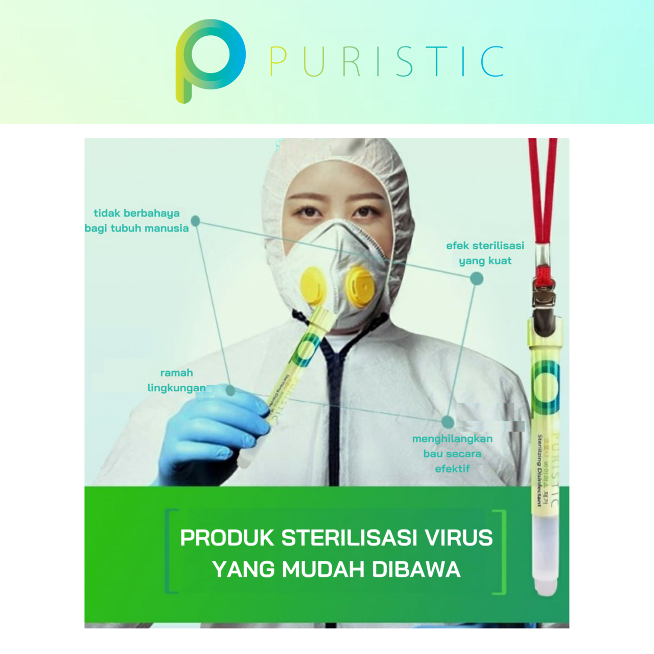 PURISTIC Clean & Safe Disinfectant & Deodorant - Image 3