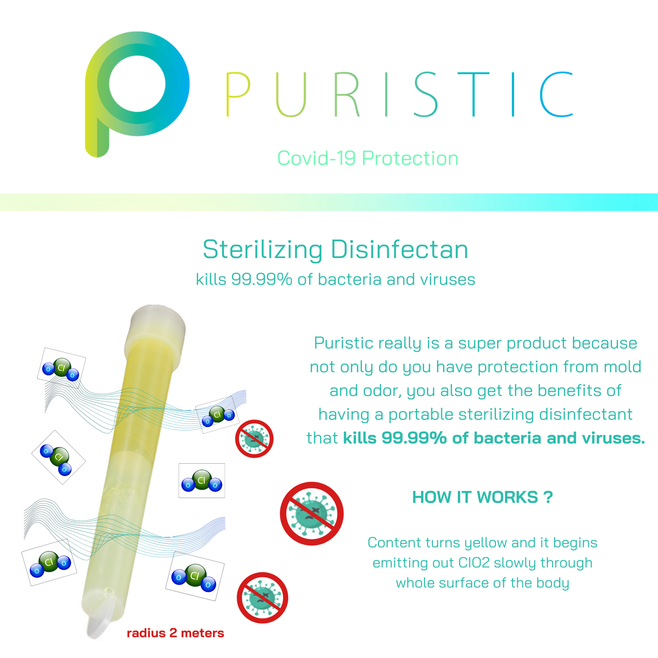 PURISTIC Clean & Safe Disinfectant & Deodorant - Image 4